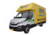 Bakwagen met laadlift logo