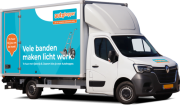 Bakwagen met laadklep