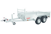 Open aanhanger dubbelasser
