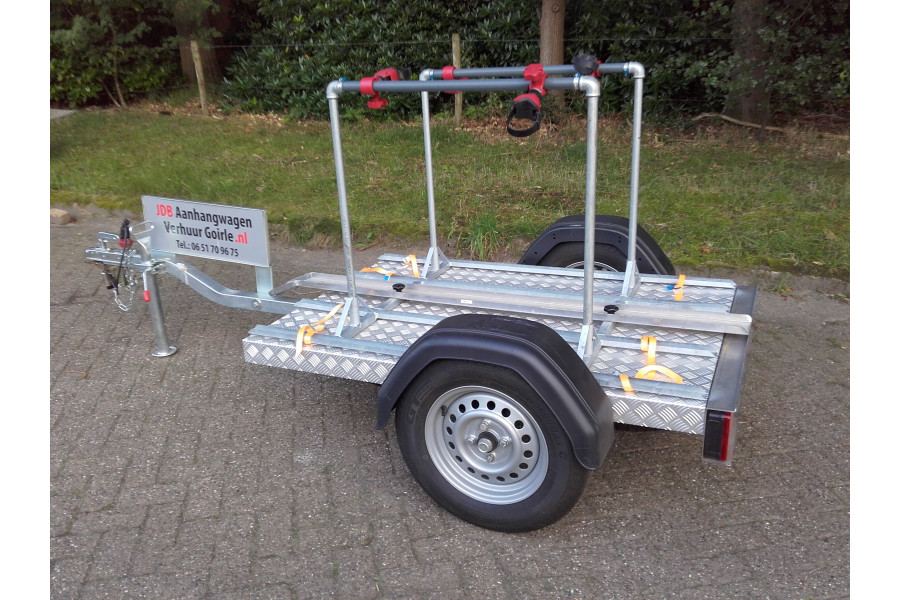 Fietsaanhanger | 4 fietsen - JDB Aanhangwagen verhuur Goirle - 1