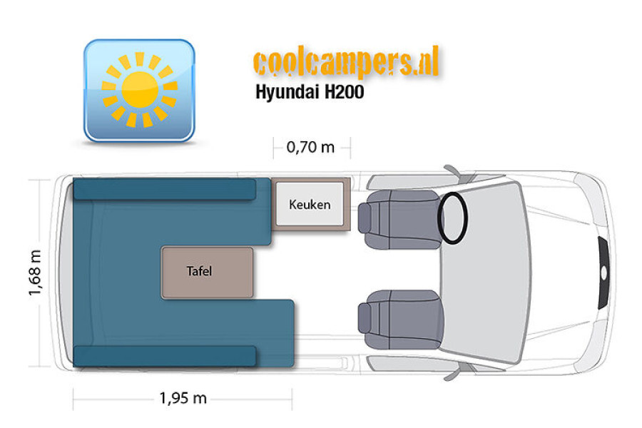 Buscamper | Hyundai H200 - CoolCampers - 1