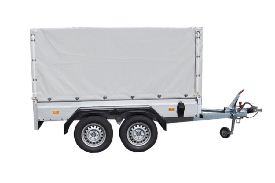 Aanhanger met huif dubbelasser - Praxis - 1