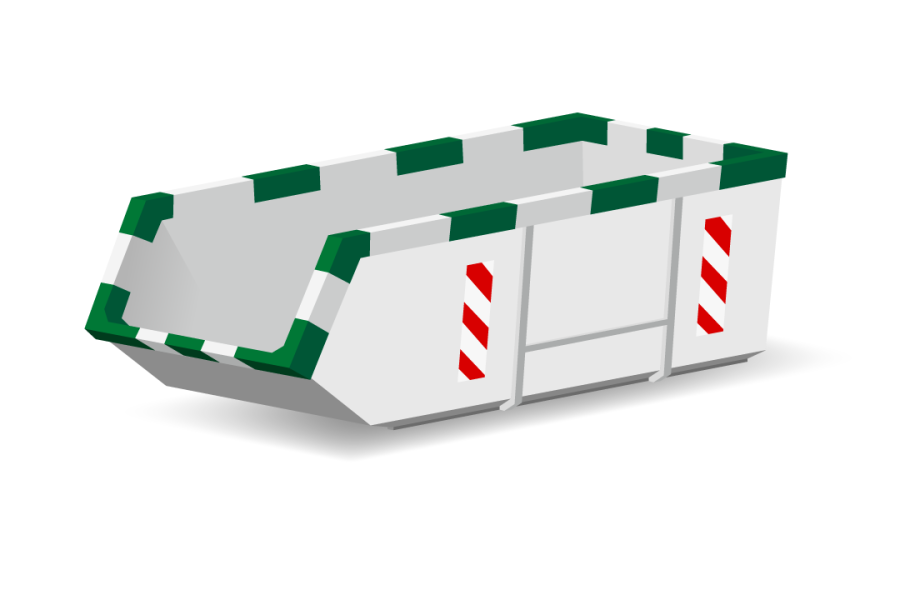 10m³ Bouw- en sloopafvalcontainer - Goedkopecontainer.nl - 2