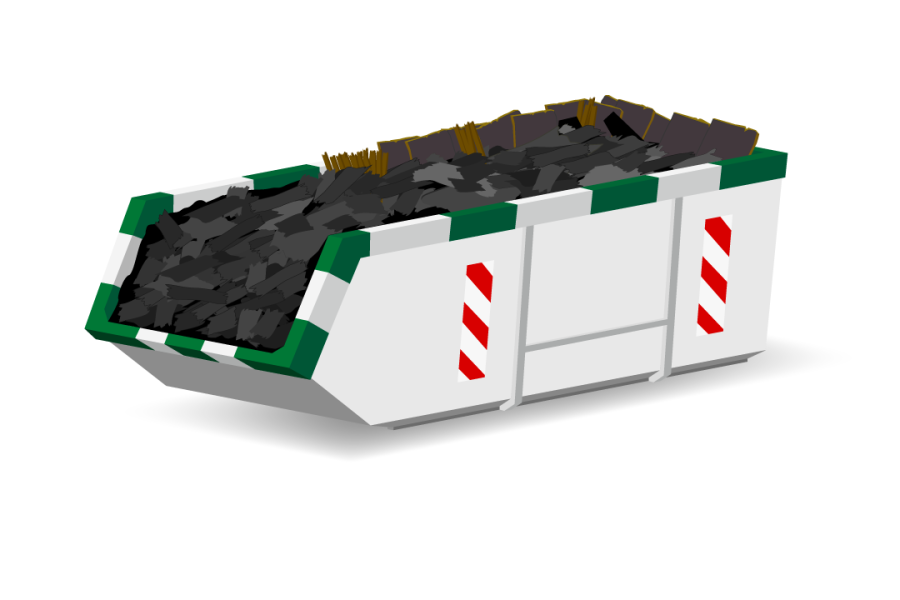 10m3 Dakafvalcontainer - Container-Gigant - 1