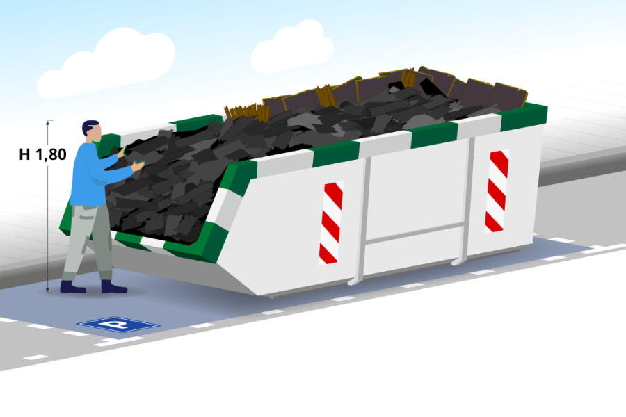 10m³ Dakafvalcontainer - Afval Groep Twente - 2