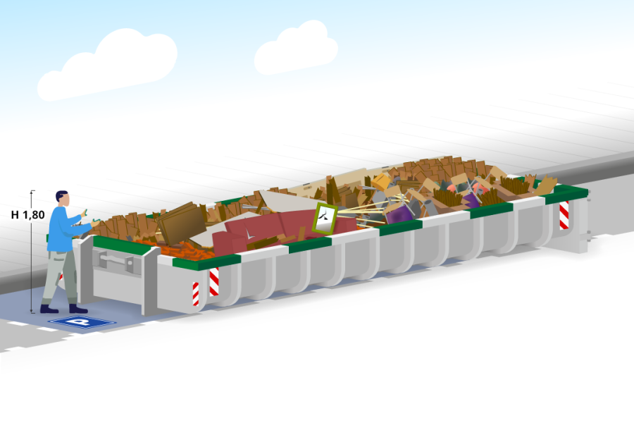 12m³ Grofvuilcontainer - P. van Erp Containers - 2