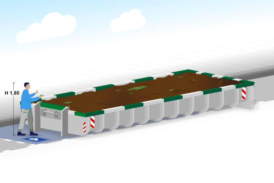 12m³ Grondafvalcontainer - P. van Erp Containers - 2