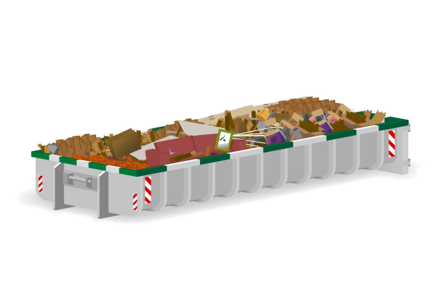 15m³ Grofvuilcontainer - Top Milieu Service - 1