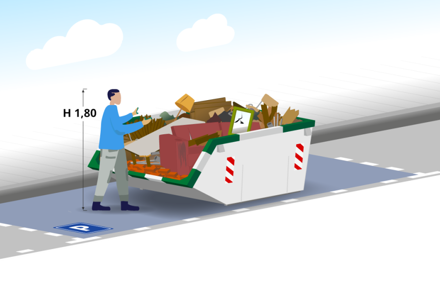 3m³ Grofvuilcontainer - Goedkopecontainer.nl - 3