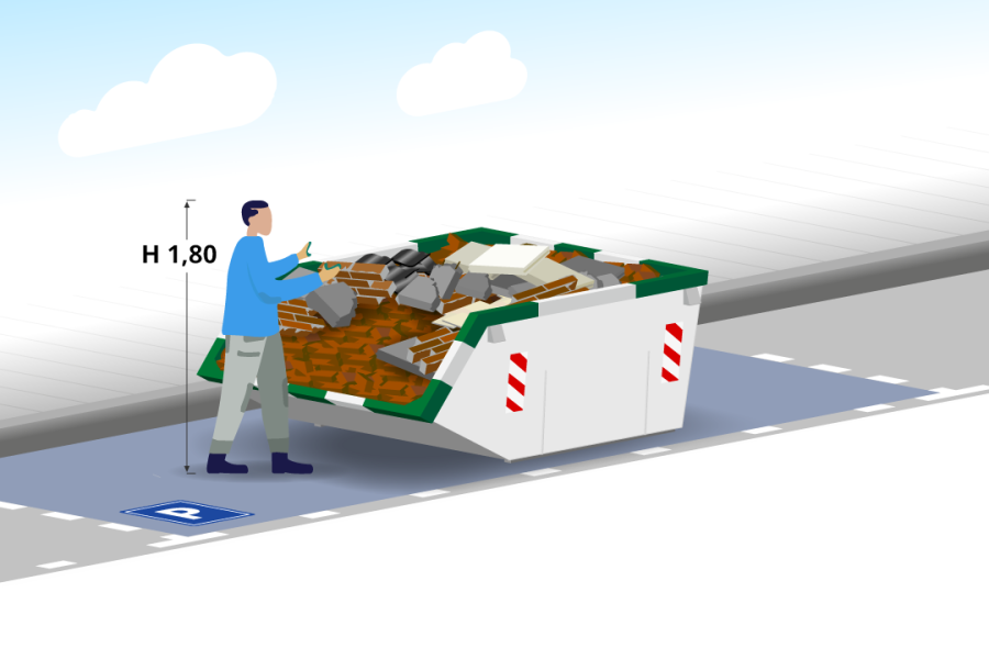 3m3 Puinafvalcontainer - Puincontainershop.nl - 2