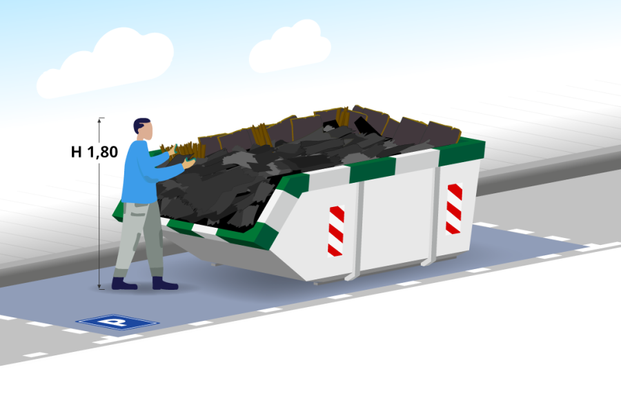 4m³ Dakafvalcontainer - Afval Groep Twente - 2