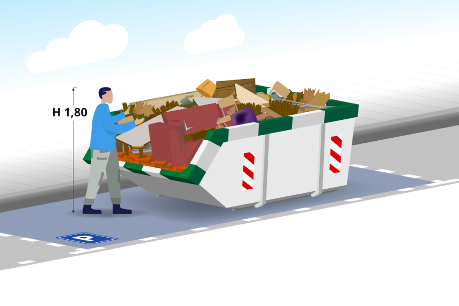 4m³ Grofvuilcontainer - Afval Groep Twente - 2