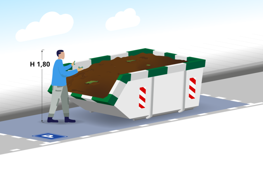 4m³ Grondafvalcontainer - Afval Groep Twente - 2