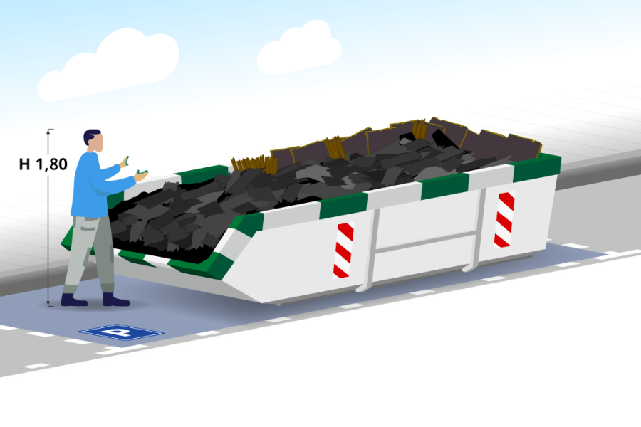 6m³ Dakafvalcontainer - Afval Groep Twente - 2