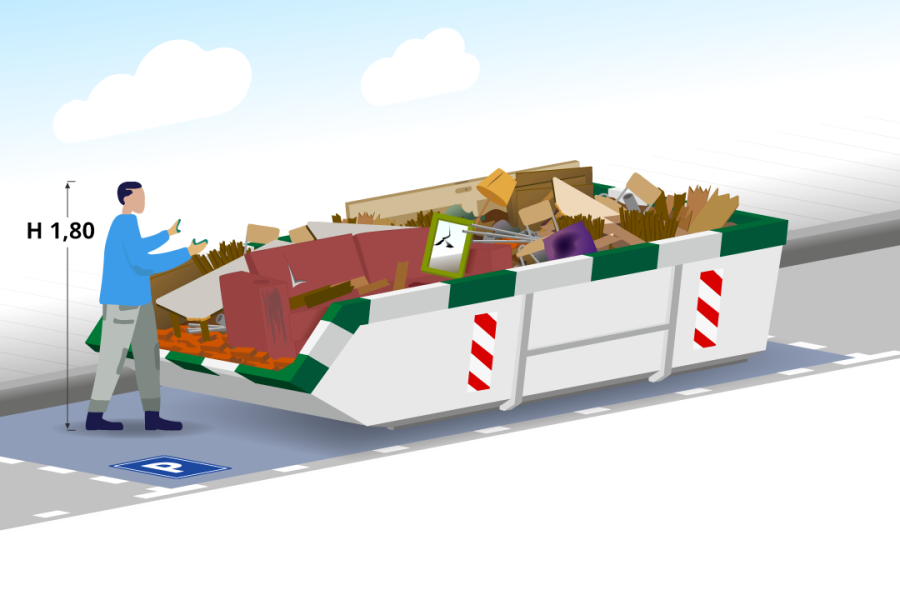 4m³ Grofvuilcontainer - P. van Erp Containers - 2