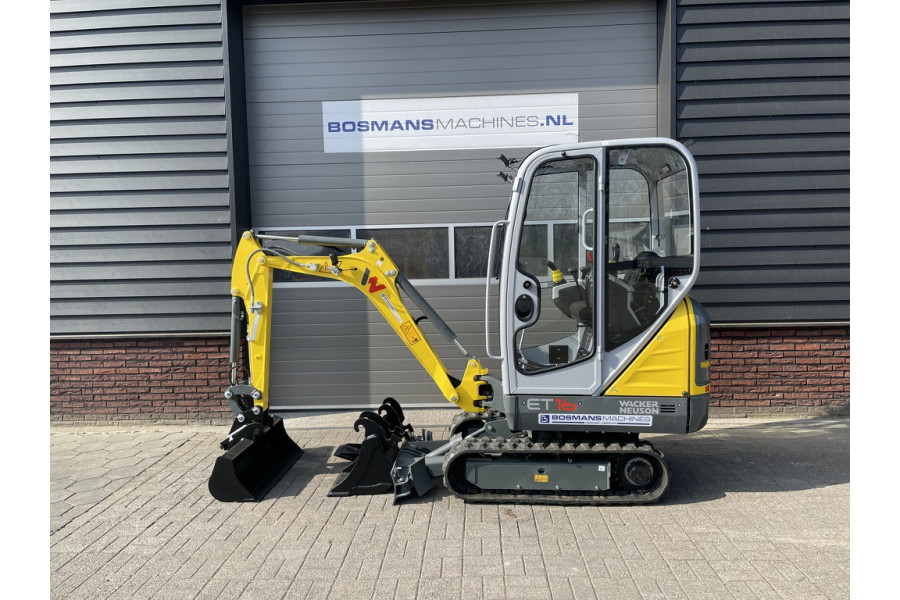 Minigraafmachine | 1,6 ton - Bosmans Machines B.V. verhuur - verkoop - 1
