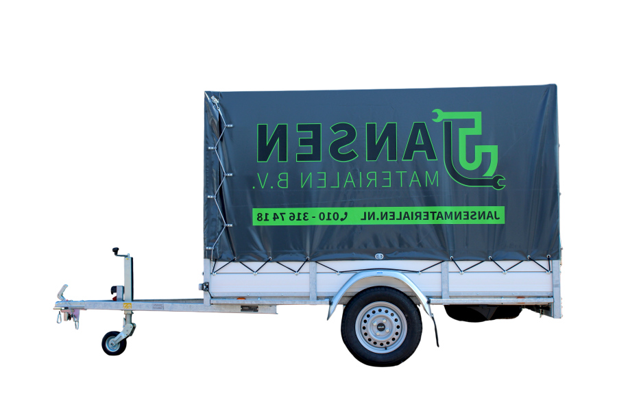 Aanhanger met huif - Jansen Materialen BV - 1