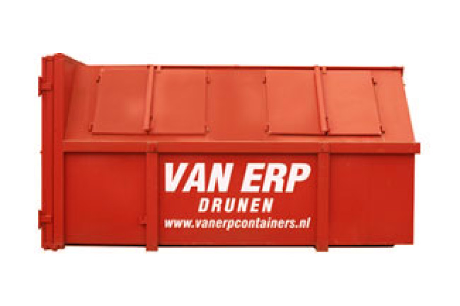 10m³ Gesloten grondafvalcontainer - P. van Erp Containers - 1