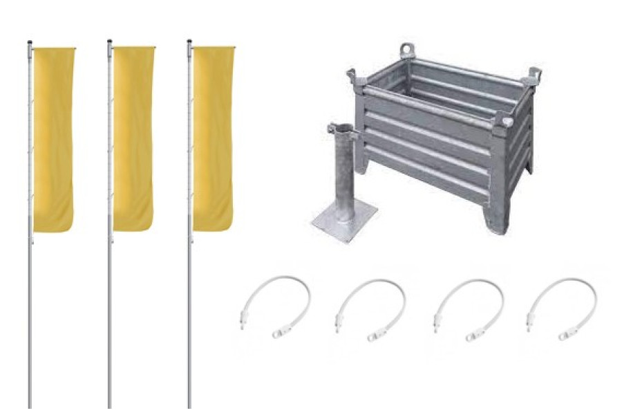 4m Vlaggenmast - VDP Rentals - 1