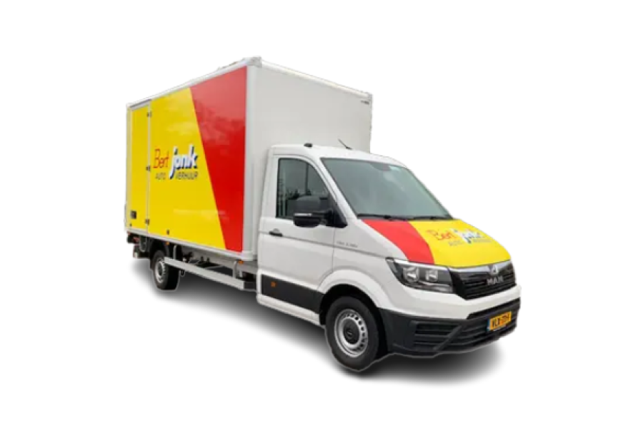 3 Persoons bakwagen met laadklep | 20m3 - Bert Jonk Autoverhuur - 1