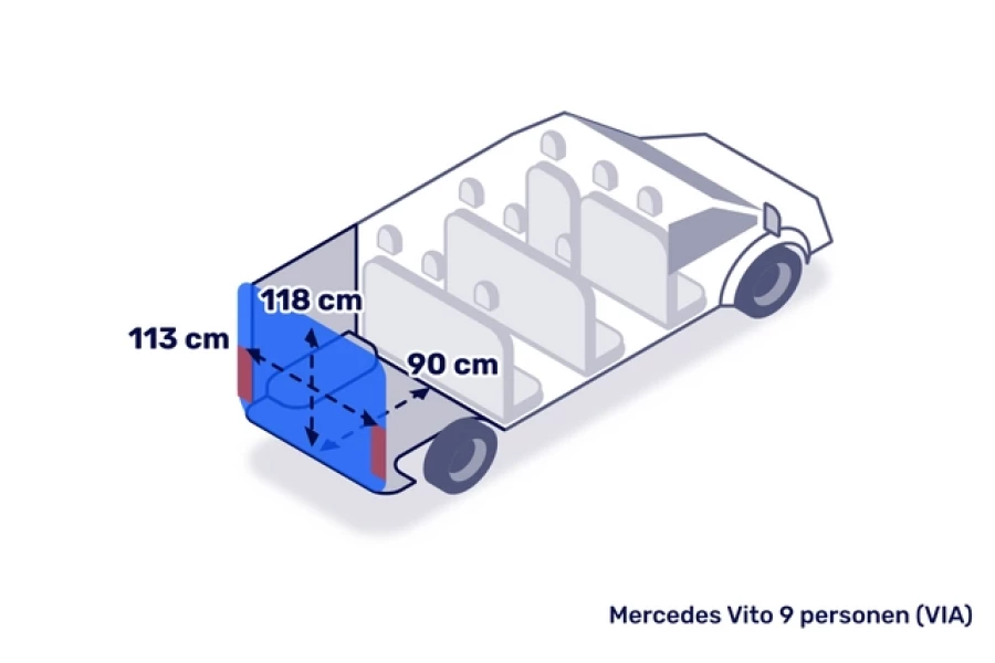 Personenbus 9 persoons | Mercedes - Diks Autoverhuur - 2