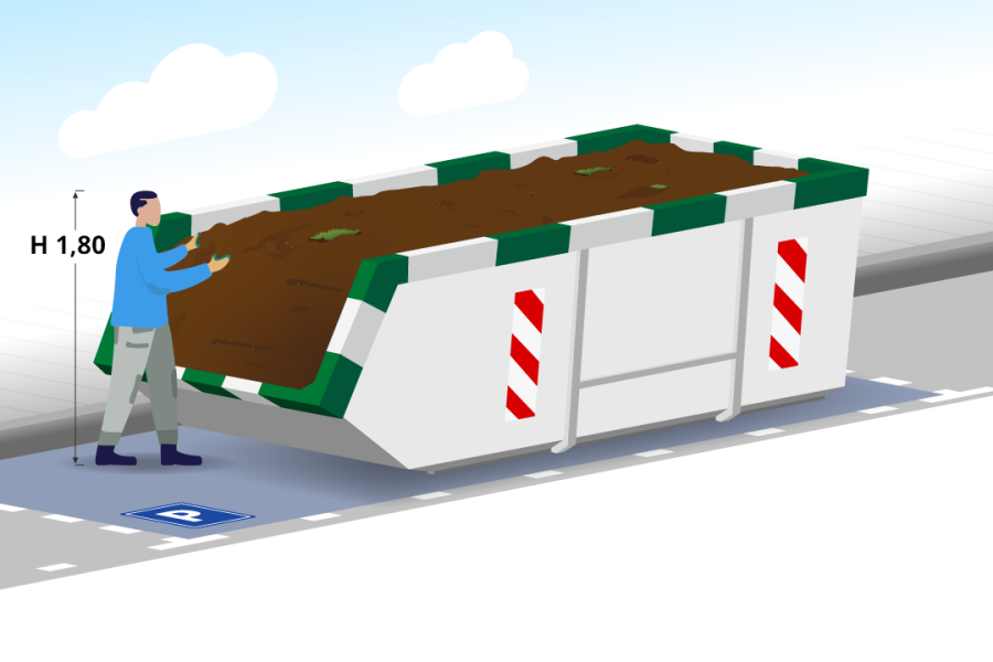 10m³ Grondafvalcontainer - Containers in Twente - 2