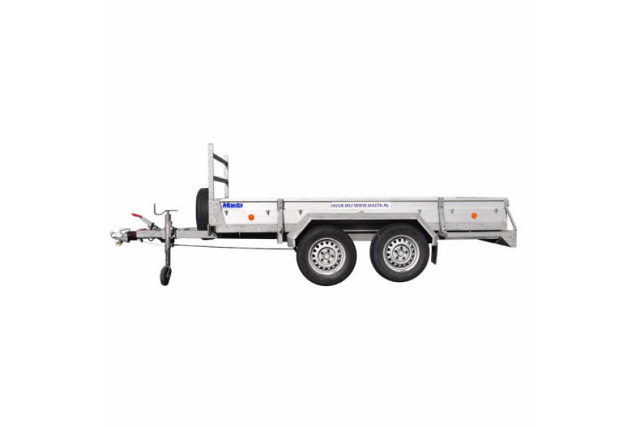 Tandem open aanhanger 300x130 cm - Masta Aanhangwagens - 1