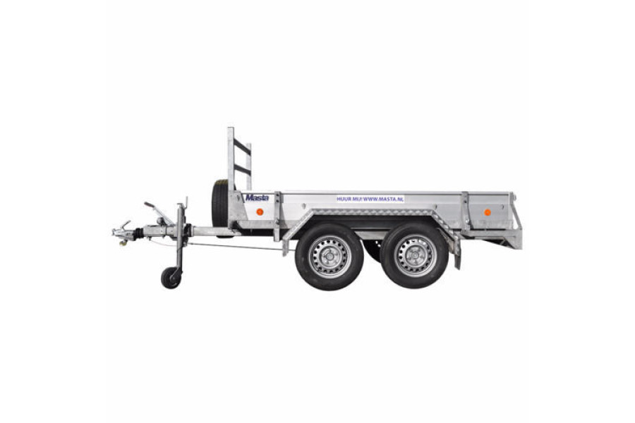 Tandem open aanhanger 250x135 cm - Masta Aanhangwagens - 1