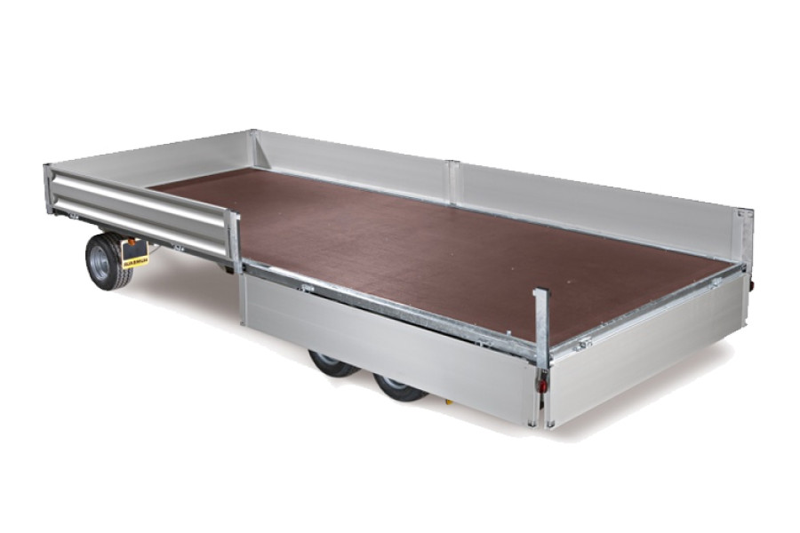 Schamelwagen | 611x208 | 3 asser - JDB Aanhangwagen verhuur Goirle - 1
